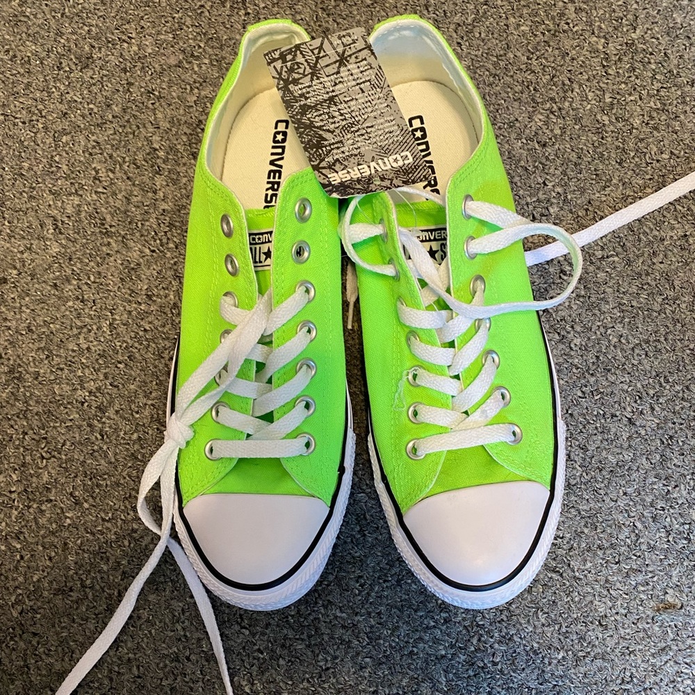 NWT Converse lime green men’s size 8.5 women’s size 10.5 please read description